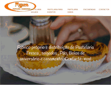 Tablet Screenshot of pastelariamigueis.com